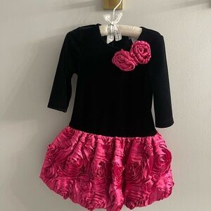Joe Fresh Black and Pink Kids Formal Dress